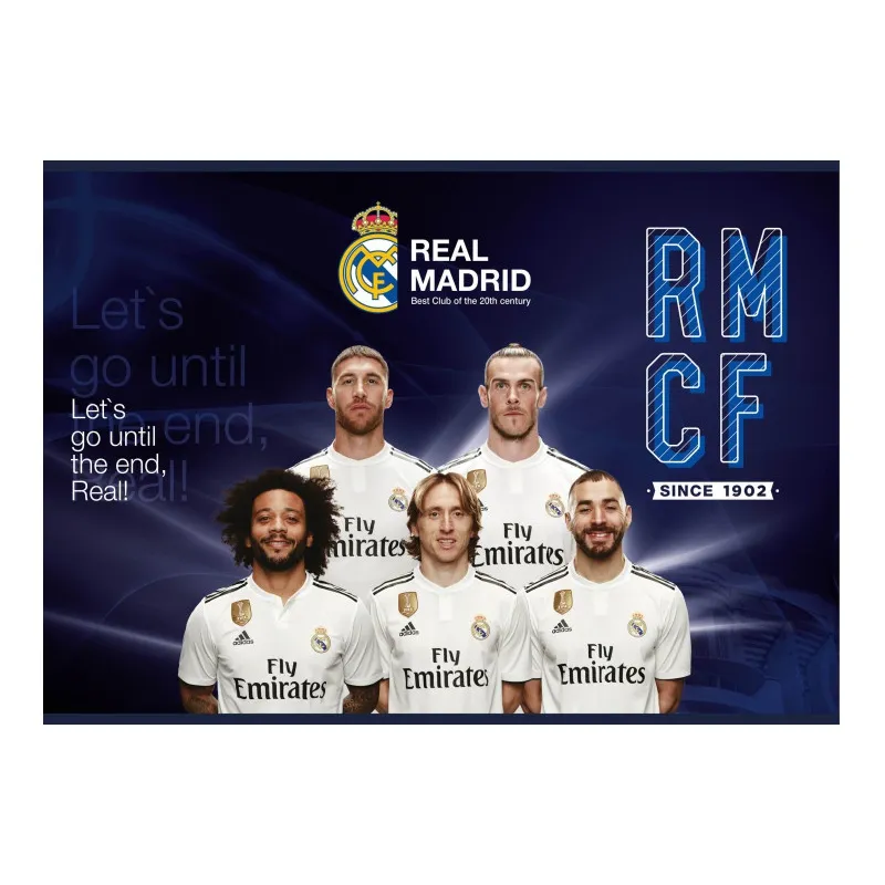 Náčrtník / skicář A4, 20 listů REAL MADRID CF, mix motivů, 106019002 Náčrtník / skicář A4, 20 listů REAL MADRID CF, mix motivů, 106019002