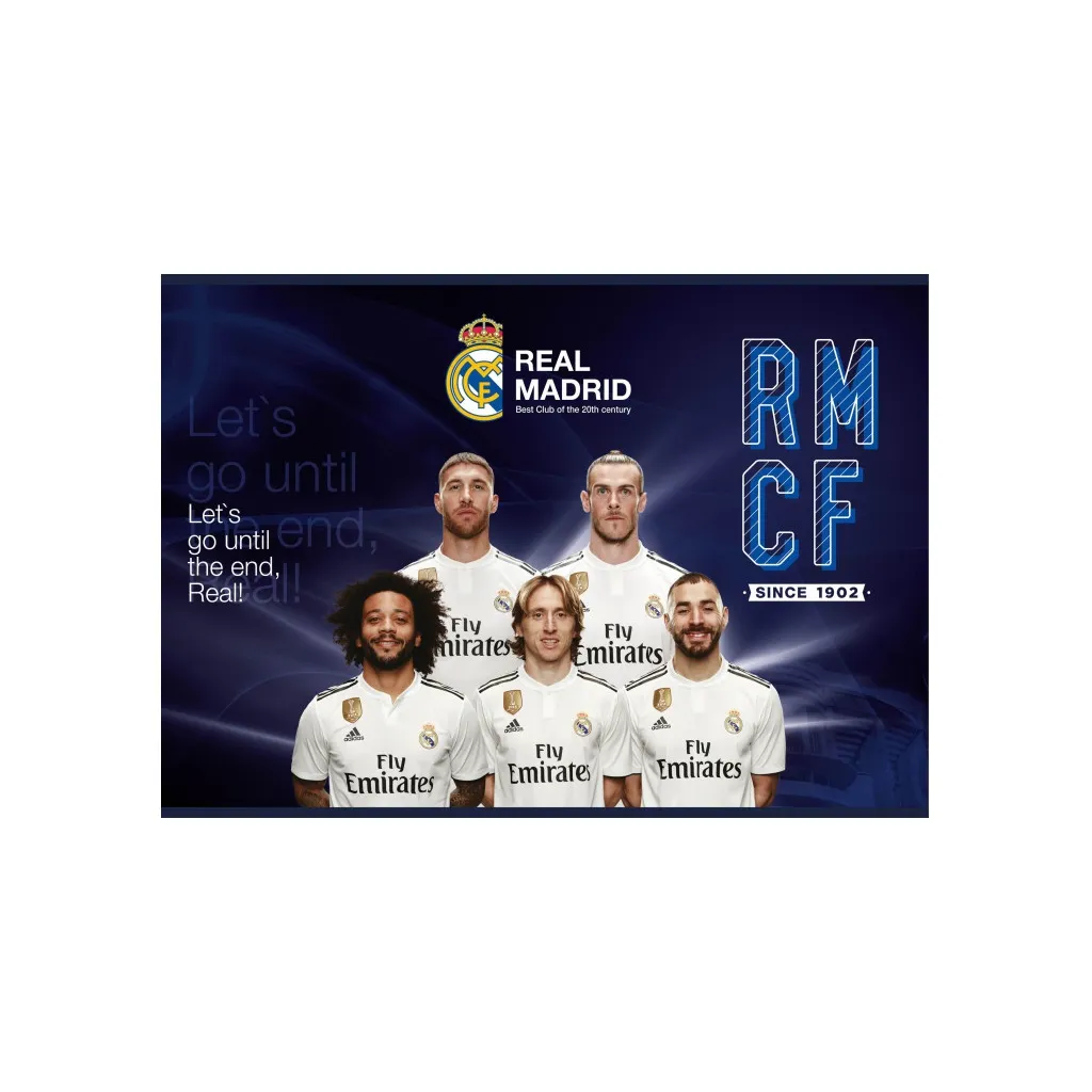 Náčrtník / skicář A4, 20 listů REAL MADRID CF, mix motivů, 106019002