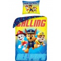 Obojstranné bavlnené obliečky Halantex PAW PATROL Calling, 140/200+70/90, P-382BL