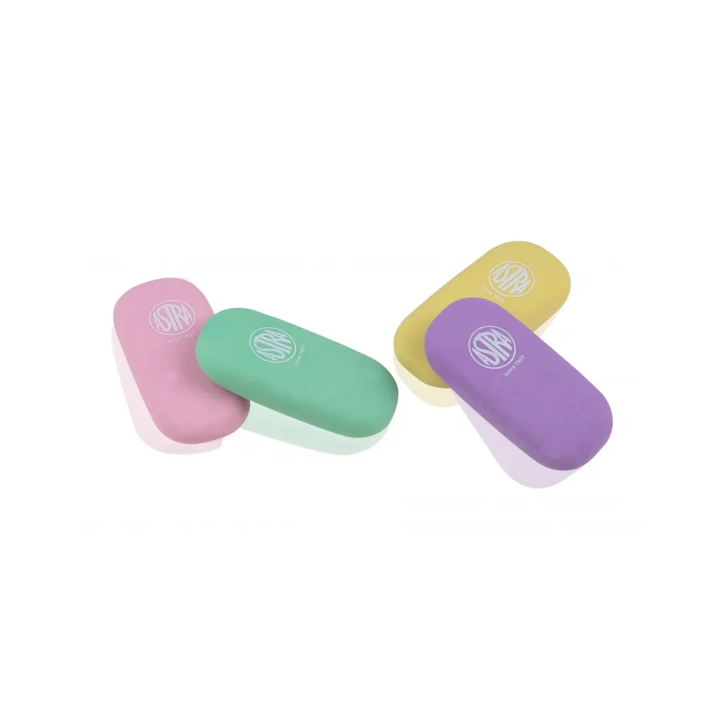ASTRA PASTEL Ergonomická guma, mix farieb, krabička, 403120001
