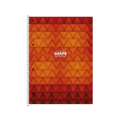 SHKOLYARYK Designový blok se spirálou A4+, 80 listů, linkovaný, mix motivů, 104020012 SHKOLYARYK Designový blok se spirálou A4+, 80 listů, linkovaný, mix motivů, 104020012