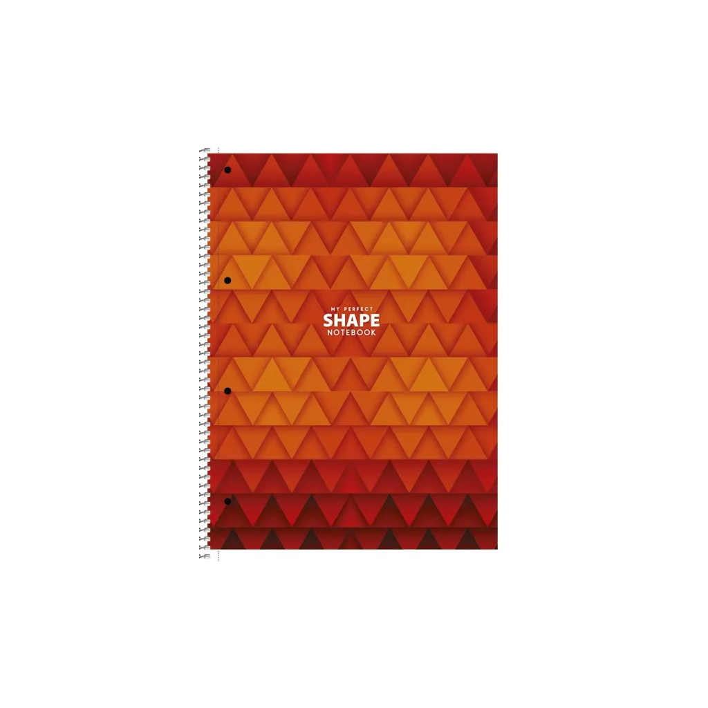 SHKOLYARYK Dizajnový blok so špirálou A4+, 80 listov, linajkový, mix motívov, 104020012