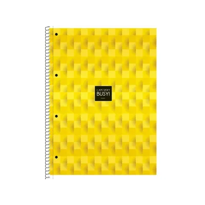 SHKOLYARYK Designový blok se spirálou A4+, 80 listů, linkovaný, mix motivů, 104020012 SHKOLYARYK Designový blok se spirálou A4+, 80 listů, linkovaný, mix motivů, 104020012