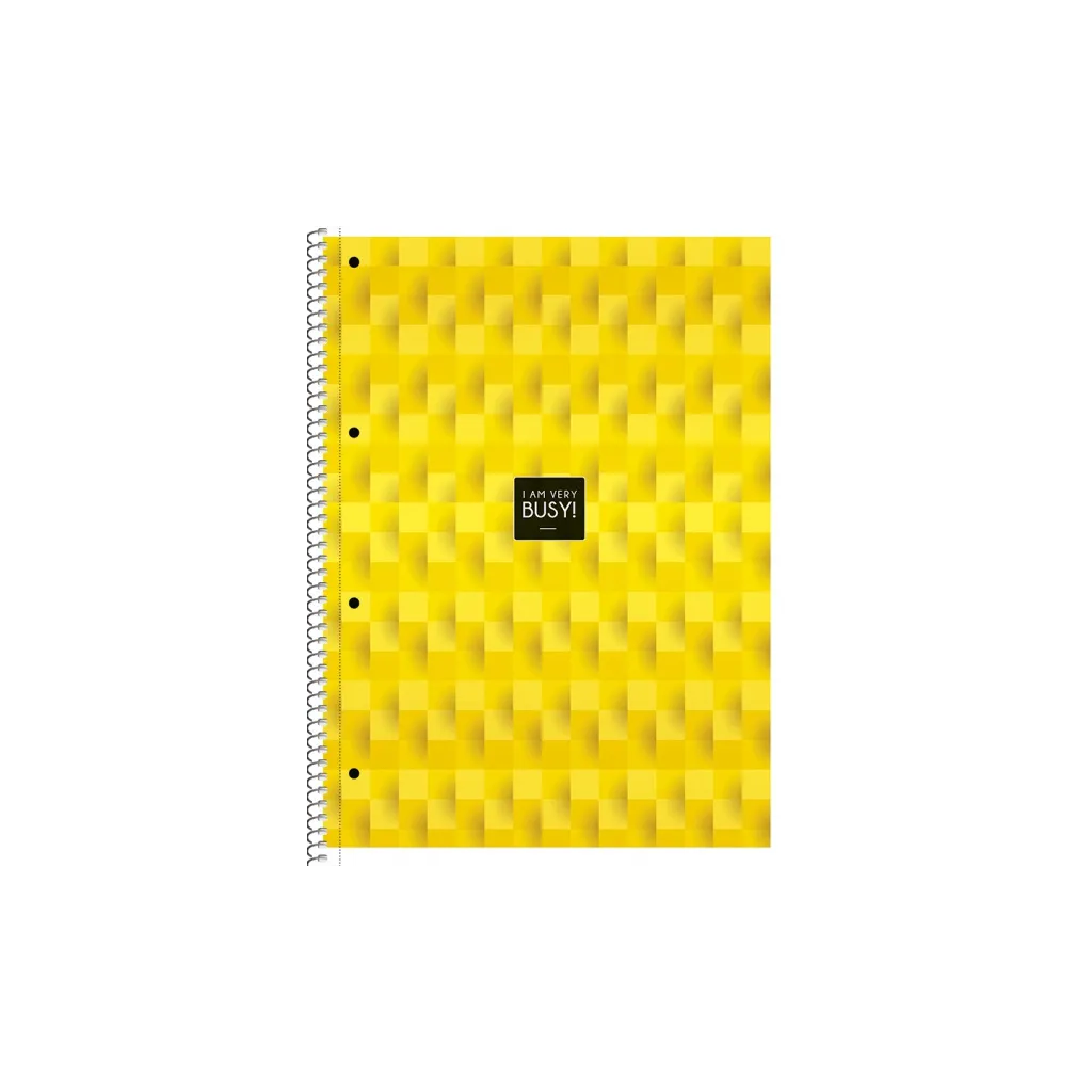 SHKOLYARYK Dizajnový blok so špirálou A4+, 80 listov, linajkový, mix motívov, 104020012