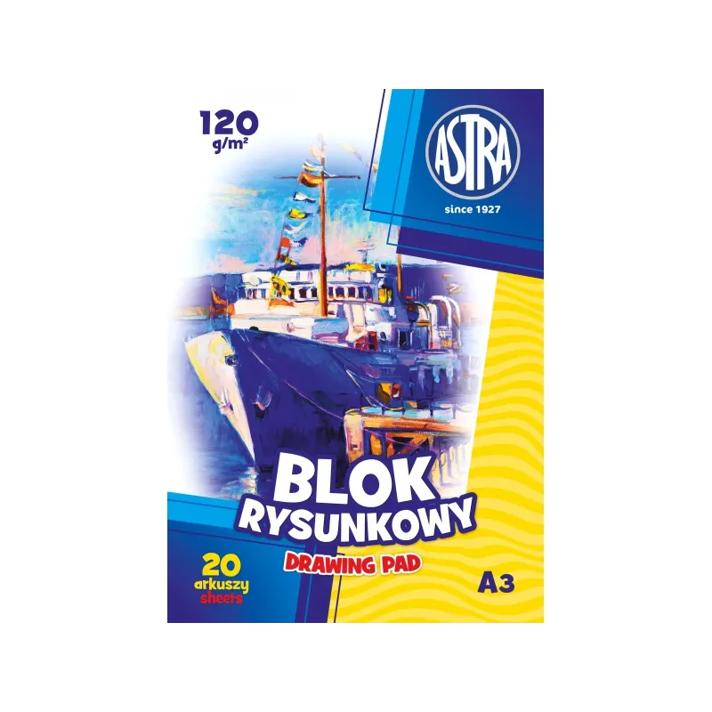 ASTRA Náčrtník / skicár A3, 20 listov 120g/m2, 106119003 ASTRA Náčrtník / skicár A3, 20 listov 120g/m2, 106119003
