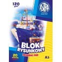 ASTRA Náčrtník / skicár A3, 20 listov 120g/m2, 106119003