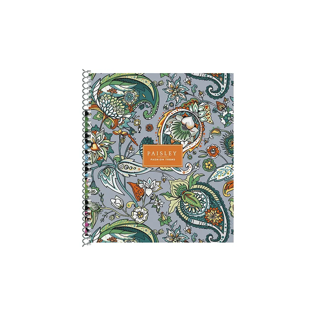 SHKOLYARYK Designový blok se spirálou B5, 80 listů, čtverečkovaný, mix motivů, 104020020