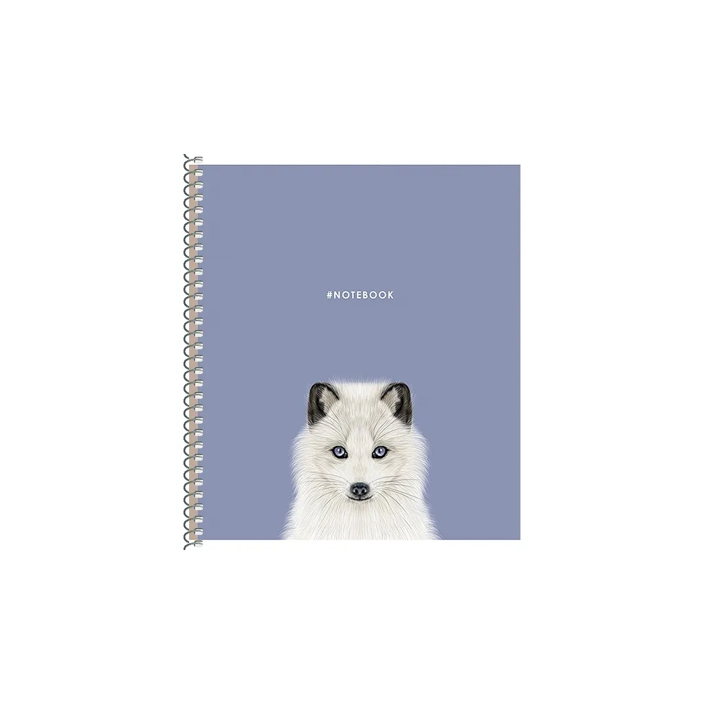 SHKOLYARYK Designový blok se spirálou B5, 80 listů, čtverečkovaný, mix motivů, 104020020