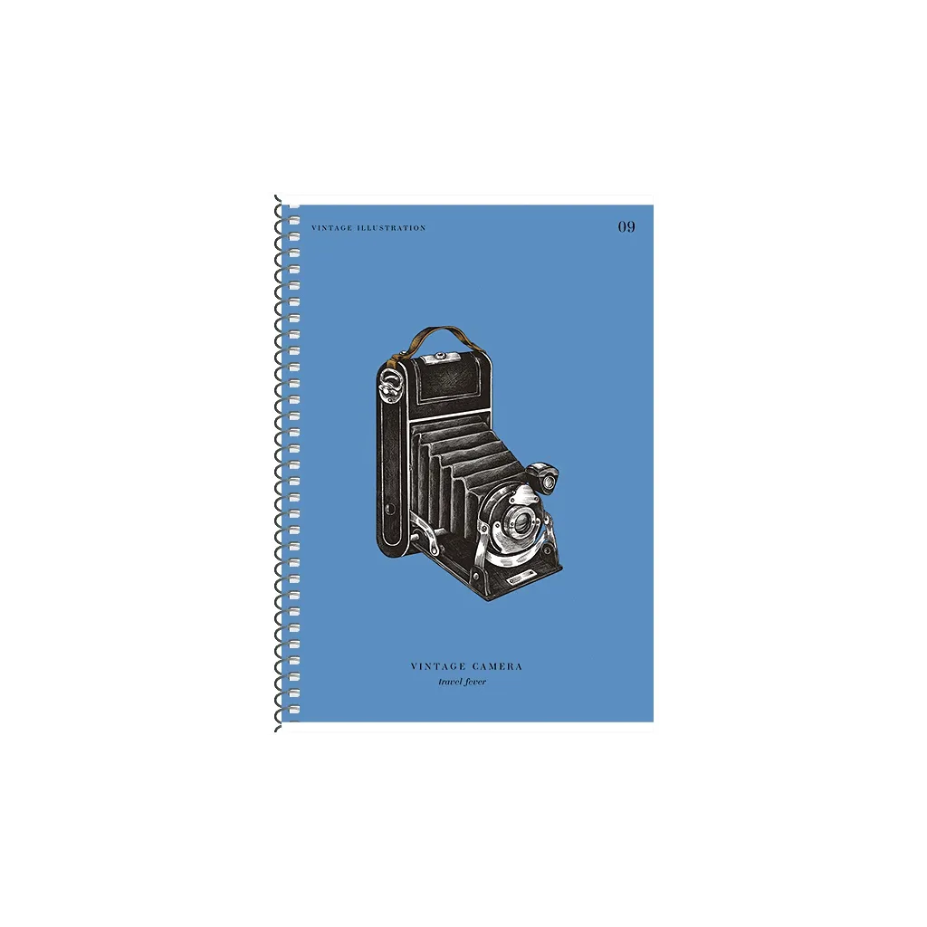 SHKOLYARYK Designový blok se spirálou A5, 80 listů, čtverečkovaný, mix motivů, 104020025