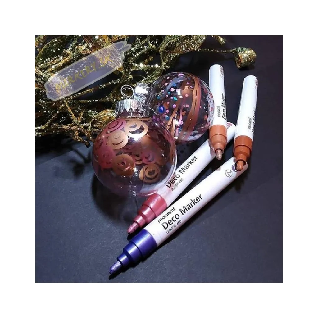 MONAMI® Deco Marker 460, 2mm, sada VIVID, 6ks, 20800015020