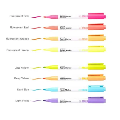 MONAMI® Sada popisovačov na textil FABRIC MARKER 470, Pastel 8ks, 20500055260 MONAMI® Sada popisovačov na textil FABRIC MARKER 470, Pastel 8ks, 20500055260