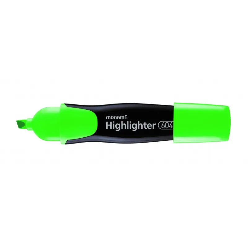 Sada zvýrazňovačov Monami 604, šikmý hrot 1-6mm, 4ks