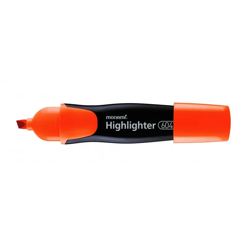 Sada zvýrazňovačov Monami 604, šikmý hrot 1-6mm, 4ks