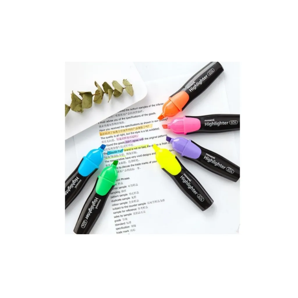 MONAMI Sada zvýrazňovačů 604, 1-6mm, 4ks, 2060067571