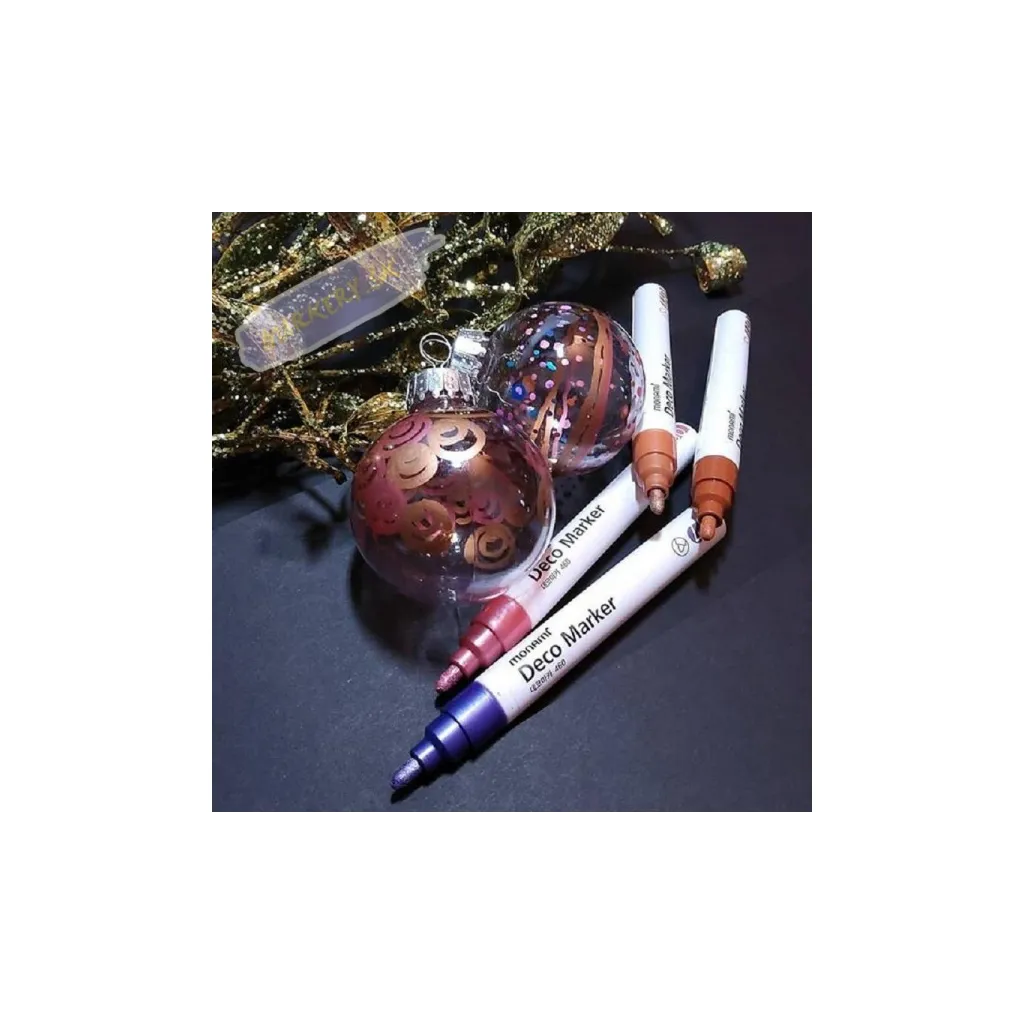 Sada akrylových  popisovačov Monami Deco Marker 460 - Rich Set, 6ks, 2mm