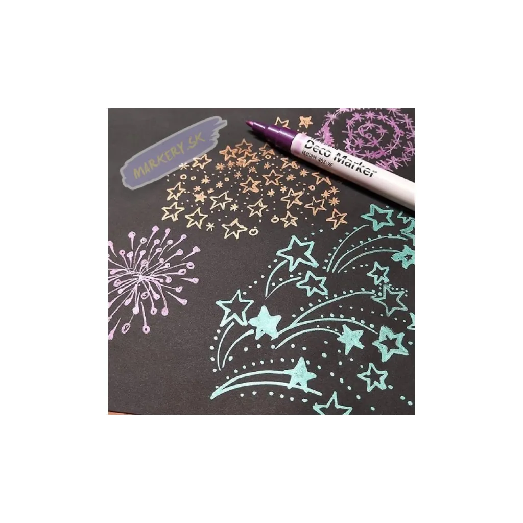 MONAMI Deco Marker 463, 0,7mm, sada BASIC SET, 6ks, 20800015070