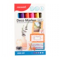 Sada akrylových popisovačov Monami Deco Marker 463 - sada VIVID SET, 6ks