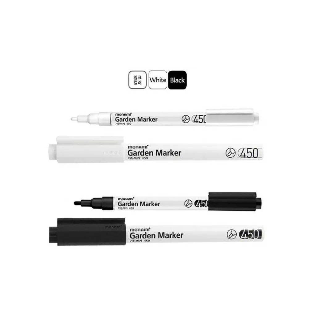 MONAMI Permanentní zahradní popisovač, GARDEN MARKER 450, Černý, 20801555020