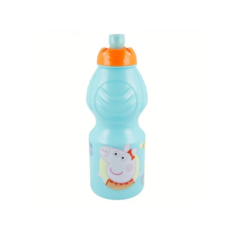 Plastová fľaša na pitie PEPPA PIG, 400ml, 13932
