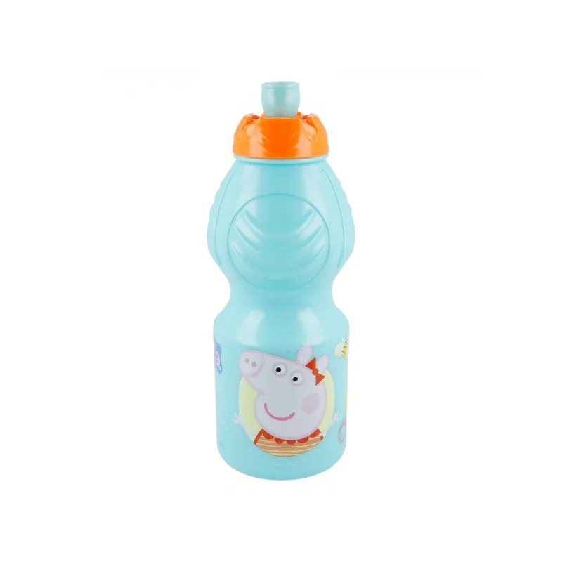 Plastová fľaša na pitie PEPPA PIG, 400ml, 13932 Plastová fľaša na pitie PEPPA PIG, 400ml, 13932