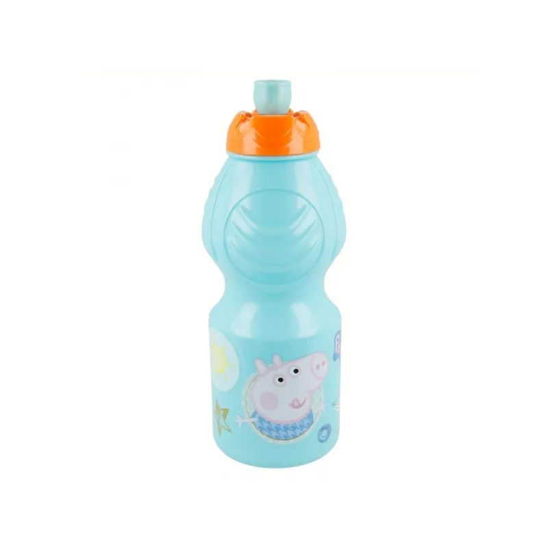 Plastová fľaša na pitie PEPPA PIG, 400ml, 13932 Plastová fľaša na pitie PEPPA PIG, 400ml, 13932