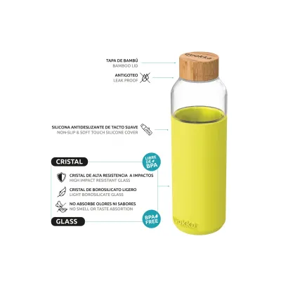 quokka-flow-sklenena-lahev-se-silikonovym-povrchem-neon-green-660ml-40009