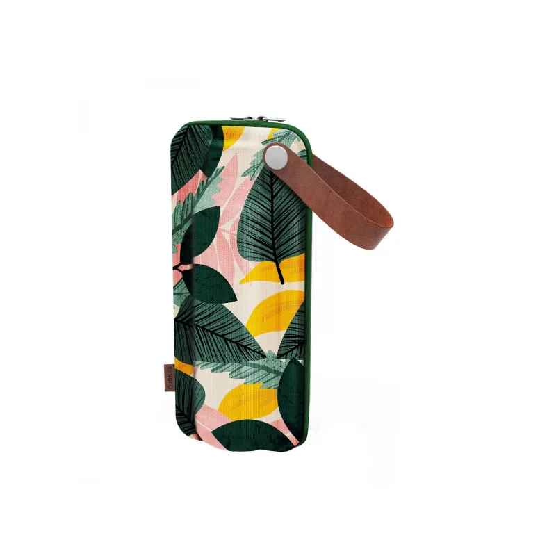 QUOKKA FLOW Ochranné puzdro AUTUMN LEAVES, 660ml, 50001