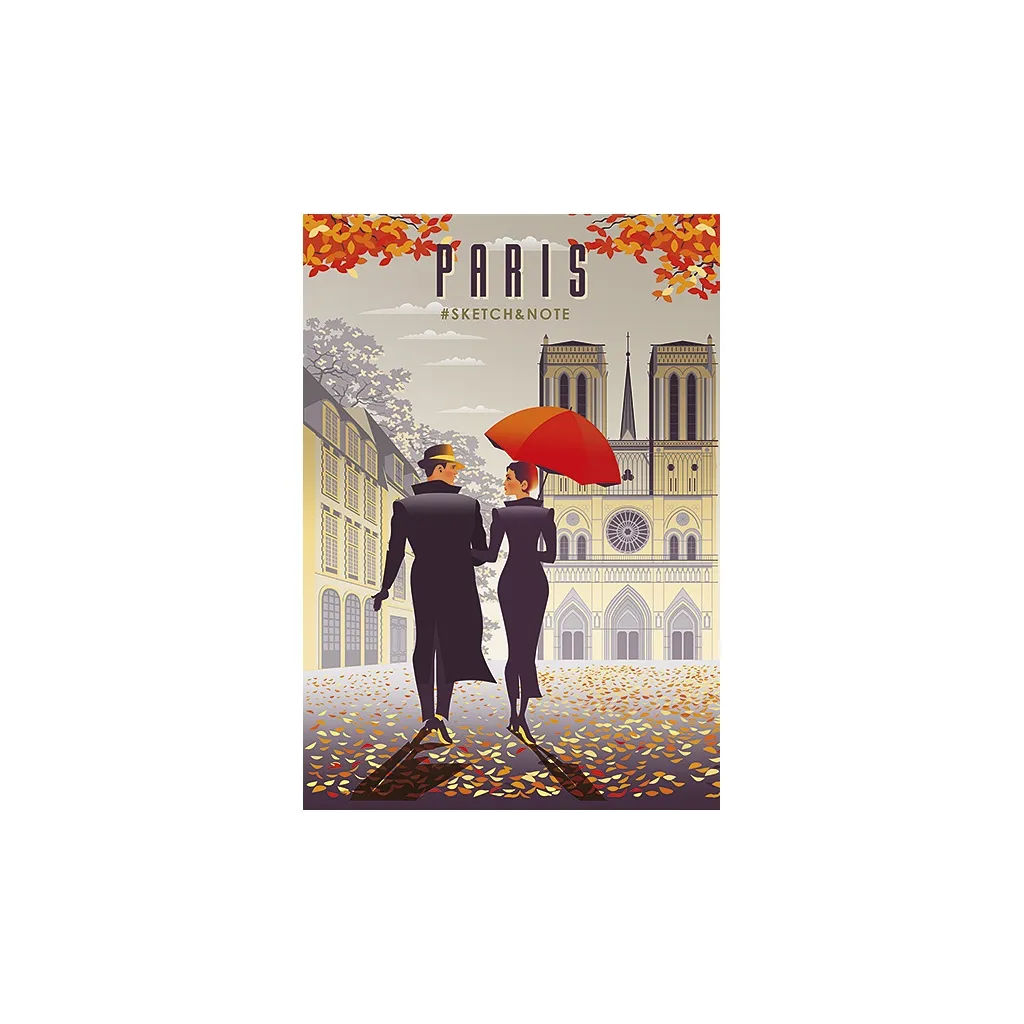 SHKOLYARYK Skicovací / pozámkový notes A5, 64 listov, 120g/m2, mix motívov, 114020005