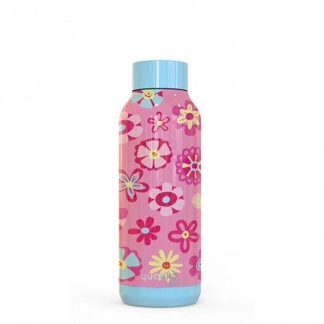 QUOKKA KIDS Nerezová fľaša / termoska FLOWERS 510ml, 11843