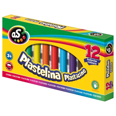 AS Školská plastelína 12 farieb, 303219003 AS Školská plastelína 12 farieb, 303219003
