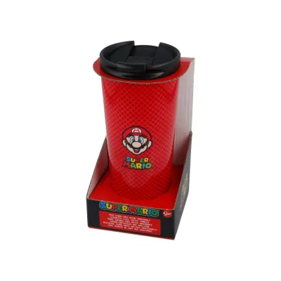 Luxusný nerezový termohrnček na horúce nápoje SUPER MARIO, 425ml, 00382 Luxusný nerezový termohrnček na horúce nápoje SUPER MARIO, 425ml, 00382