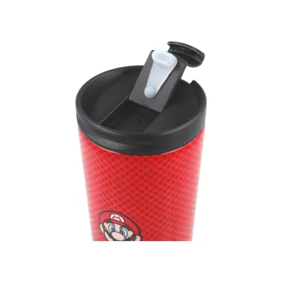 Luxusný nerezový termohrnček na horúce nápoje SUPER MARIO, 425ml, 00382 Luxusný nerezový termohrnček na horúce nápoje SUPER MARIO, 425ml, 00382
