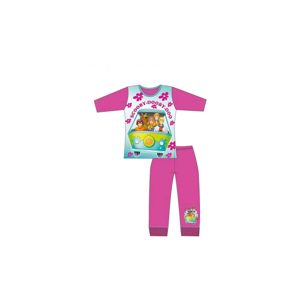 Dívčí bavlněné pyžamo SCOOBY DOO