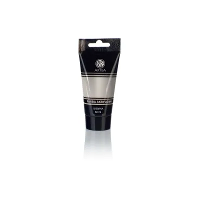 Strieborná akrylová farba Artea 60ml – profesionálna kvalita Strieborná akrylová farba Artea 60ml – profesionálna kvalita