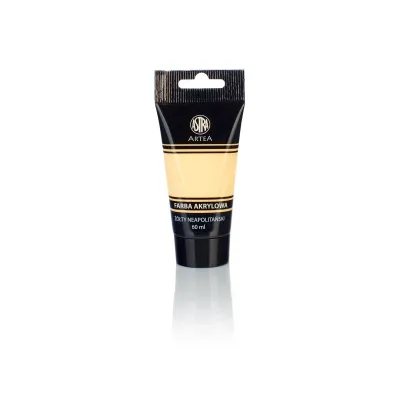 ARTEA Akrylová barva Profi 60ml, Neapolitan Yellow / Neapolská Žlutá, 309118001 ARTEA Akrylová barva Profi 60ml, Neapolitan Yellow / Neapolská Žlutá, 309118001