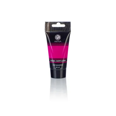 ARTEA Akrylová barva Profi 60ml, Magenta Rose / Purpurová Růžová, 309118005 ARTEA Akrylová barva Profi 60ml, Magenta Rose / Purpurová Růžová, 309118005