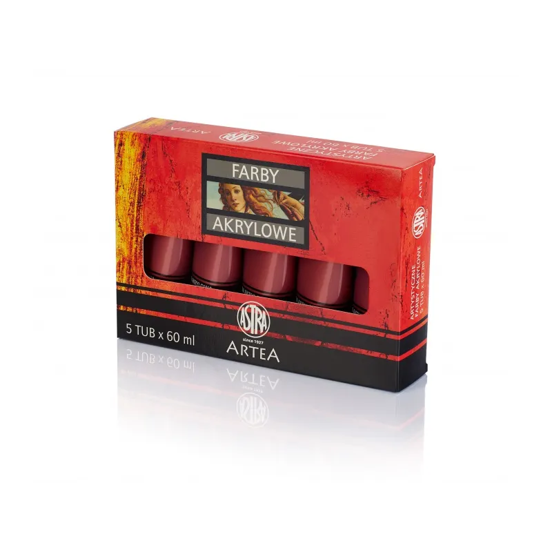 ARTEA Akrylová barva Profi 60ml, Mahogany Red / Mahagonová Červená, 309118010 ARTEA Akrylová barva Profi 60ml, Mahogany Red / Mahagonová Červená, 309118010