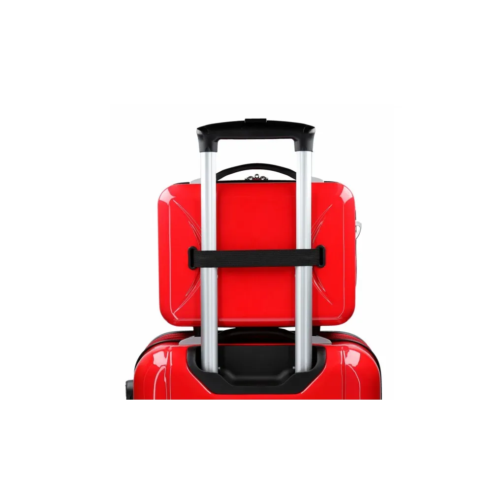 Cestovný kozmetický kufrík PAW PATROL Červený – 9L, ABS, s odnímateľným popruhom