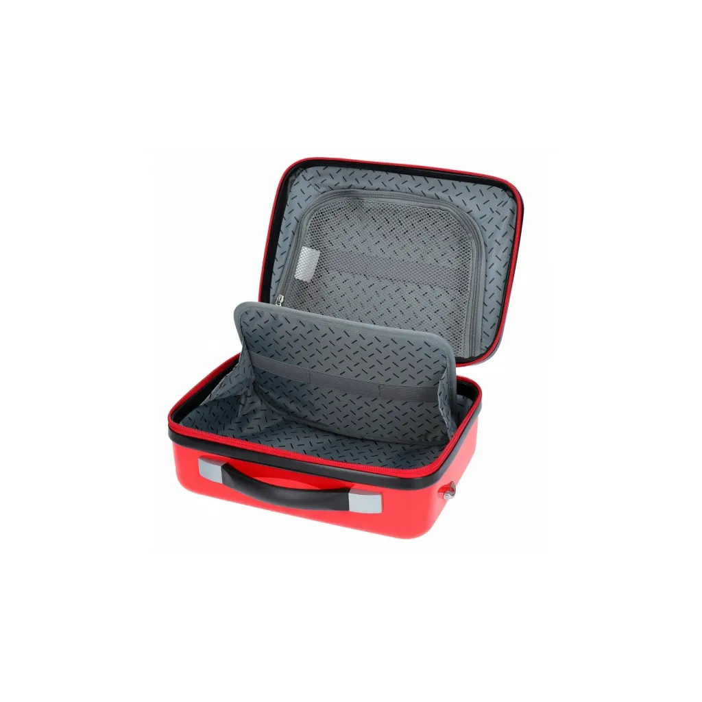 Cestovný kozmetický kufrík PAW PATROL Červený – 9L, ABS, s odnímateľným popruhom