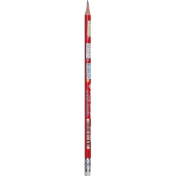 ZENITH Simple, Obyčajná HB ceruzka s gumou a násobilkou, 3ks, blister, 206316004