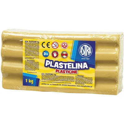 ASTRA Plastelína 1kg Hnědobéžová, 303111020