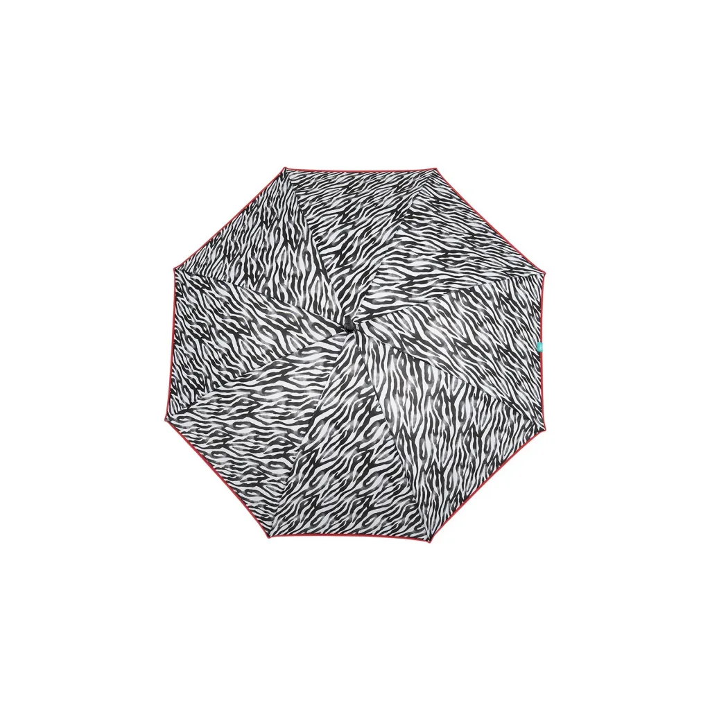 Dámsky automatický dáždnik Perletti ZEBRATO / modrý lem, 26164