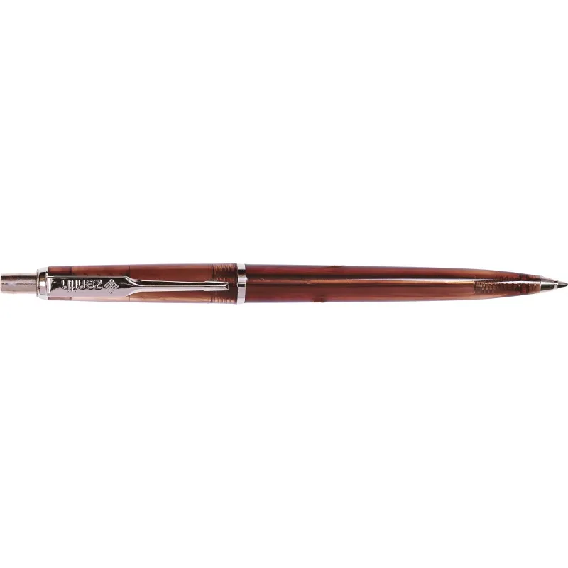 ZENITH Transparent, Kuličkové pero 0,8mm, modré, ergonomické, mix barev, 4051000