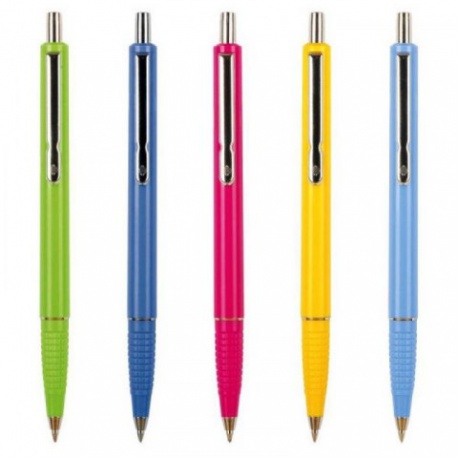 ZENITH 25 Color, Guľôčkové pero 0,8mm, modré, mix farieb, stojan, 4252000