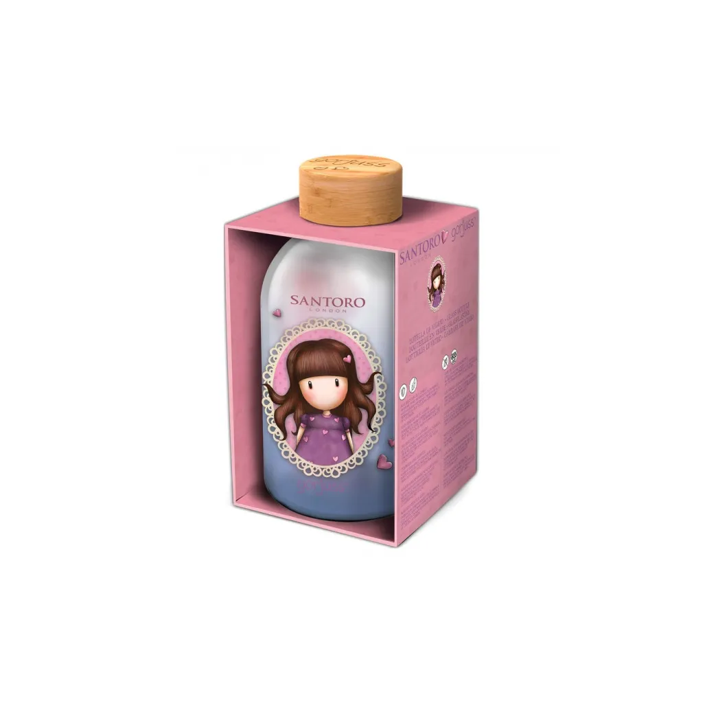Sklenená fľaša Gorjuss 620 ml – borosilikátové sklo, skrutkovací uzáver