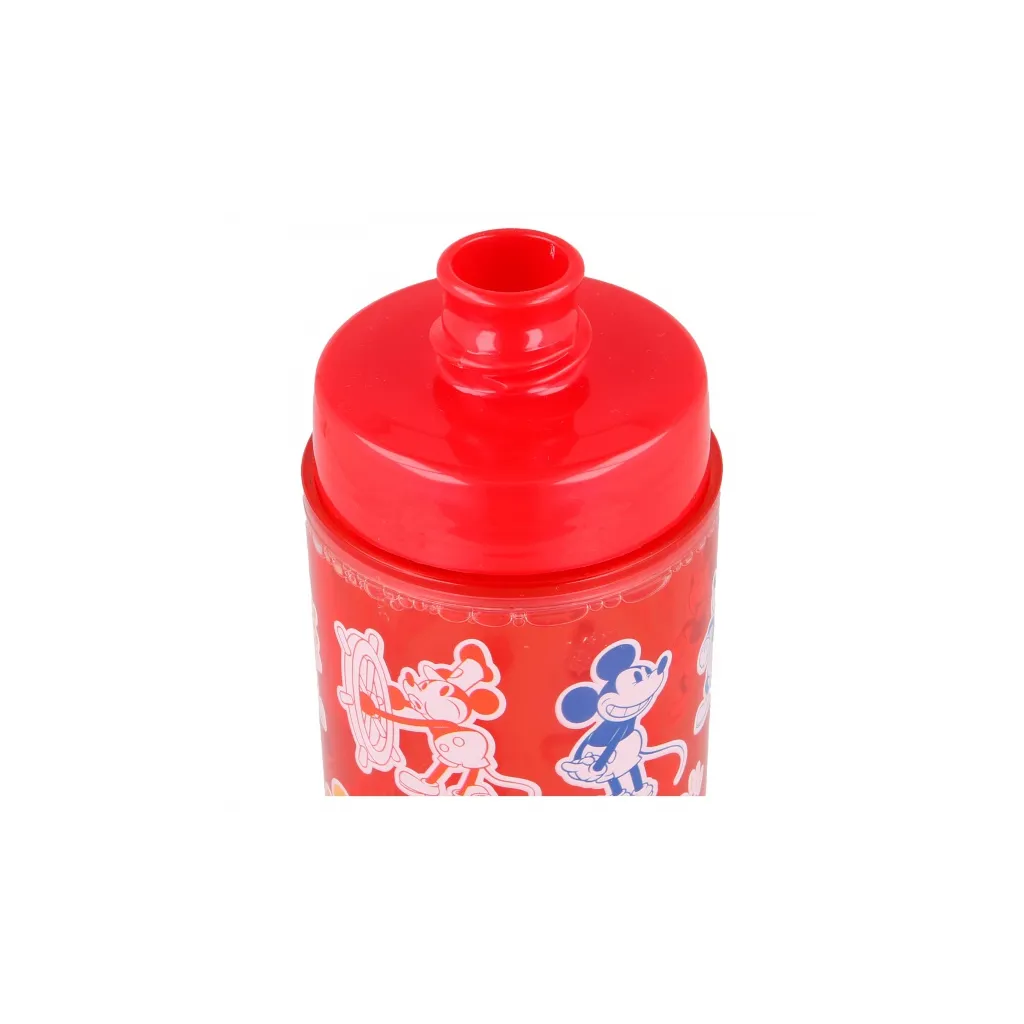Plastová fľaša s dvojitým plášťom s trblietkami MICKEY MOUSE, 370ml, 60121