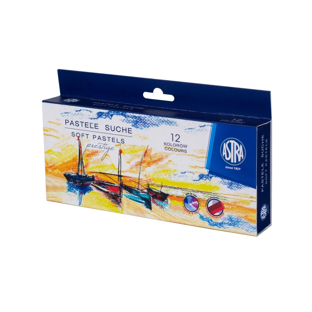 Suchý pastel Art&Hobby 12 ks – jemné umelecké pastely