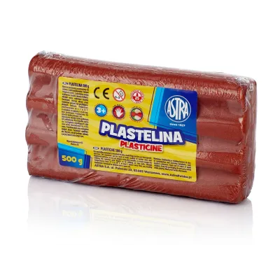 ASTRA Plastelína 500g Metalická Medená, 303117016