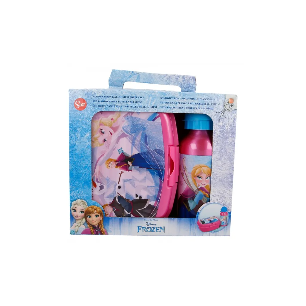 Súprava na desiatu / box + fľaša DISNEY FROZEN, 17974