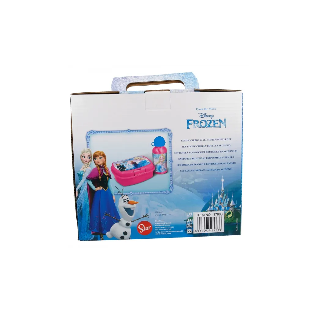 Súprava na desiatu / box + fľaša DISNEY FROZEN, 17974